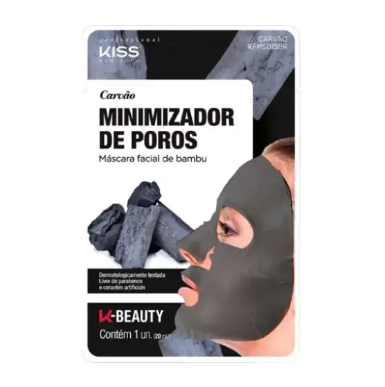 Kiss Máscara Facial De Bambu Carvão