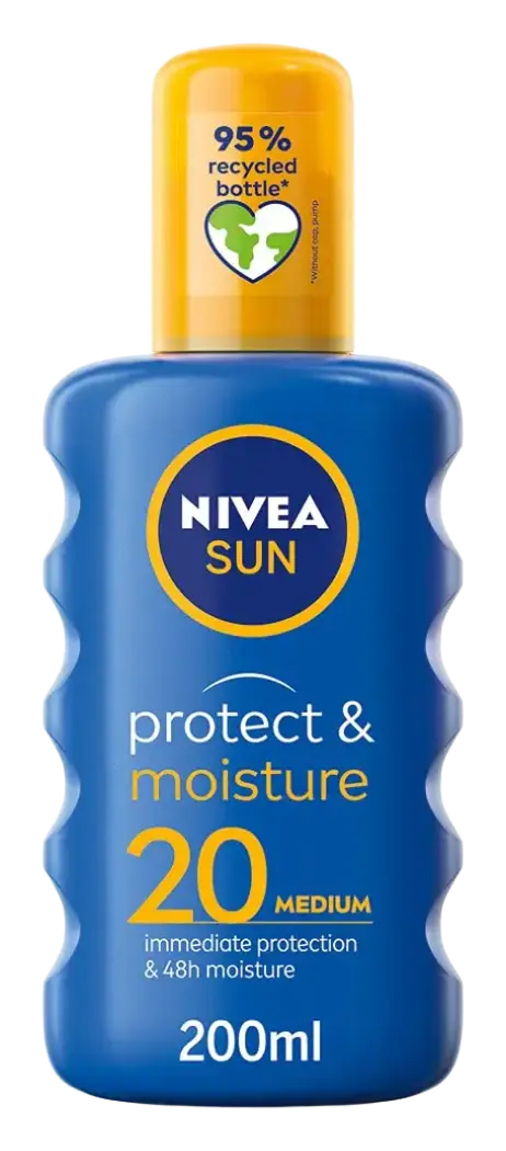 Nivea Sun Protect & Moisture Pump Spray SPF 20 UK
