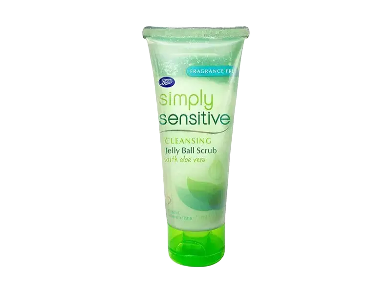 Boots Simply Sensitive Cleansing Jelly Ball Scrub