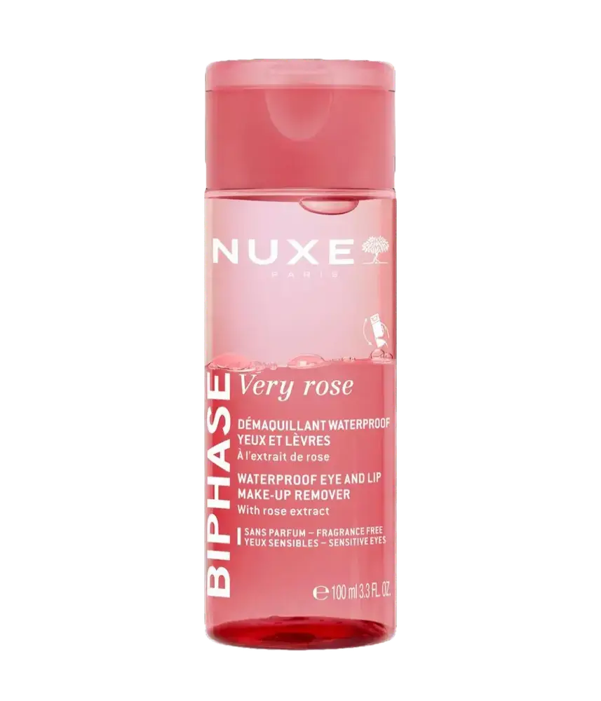 Nuxe Very Rose Biphase Waterproof Eye And Lip Make-Up Remover