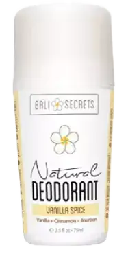 Bali Secrets Natural Deodorant Vanilla Spice