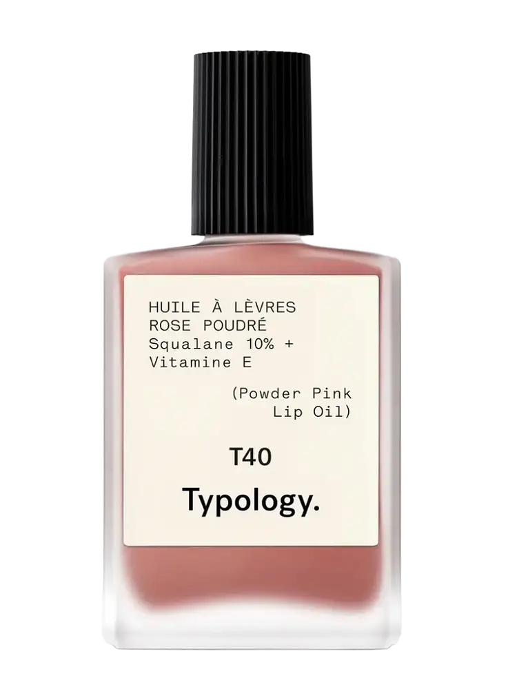 Typology T40 Tinted Lip Oil Powder Pink