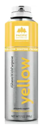 Pacific Shaving Company Colorful Shaving Cream Yellow