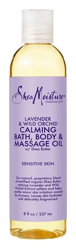 Shea Moisture Lavender & Wild Orchid Calming Bath, Body & Massage Oil