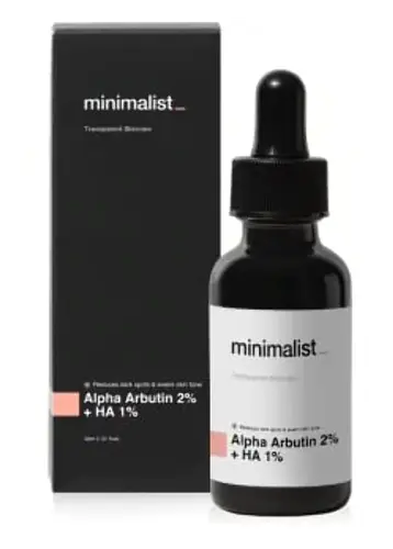 Minimalist Alpha Arbutin 2% + Hyaluronic Acid 1%