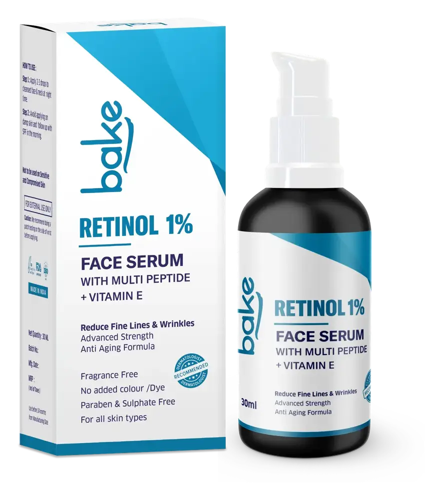 Bake Retinol 1% Face Serum With Multi Peptides