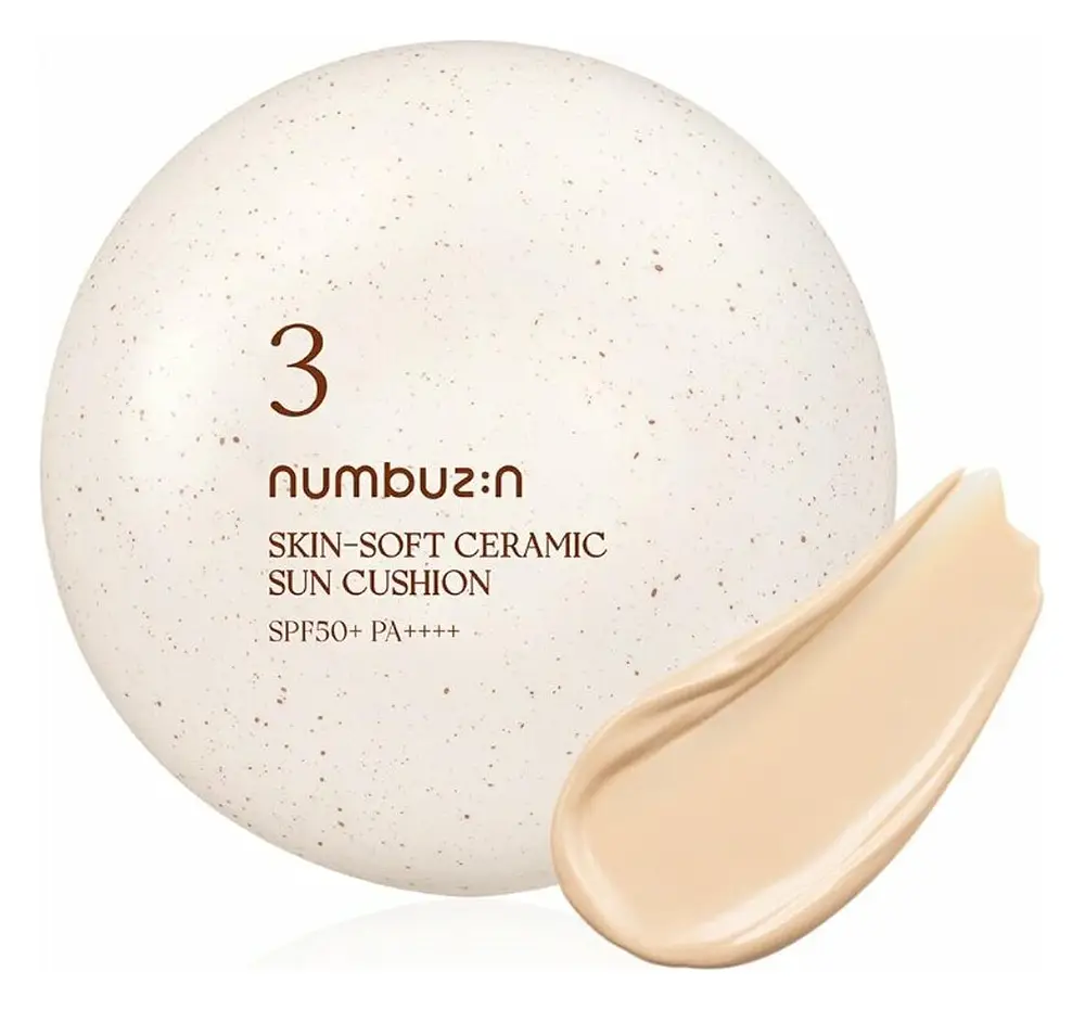 Numbuzin No.3 Skin-Soft Ceramic Sun Cushion SPF 50+ PA++++