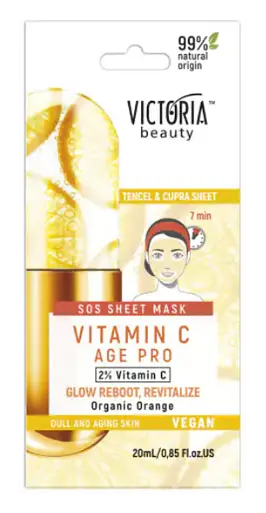Victoria Beauty Vitamin C Age Pro SOS Sheet Mask