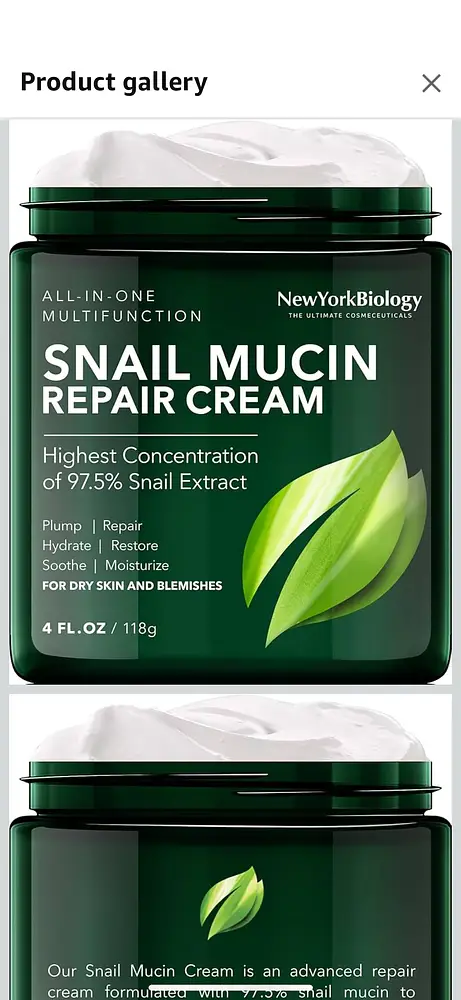 New York Biology Snail mucin cream
