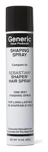 Generic Value Products VOC Shaper Hair Spray Compare To Sebastian Shaper Hair Spray