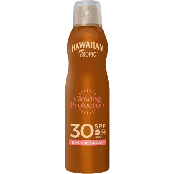 Hawaiian Tropic Glowing Protection Dry Oil Spray SPF30