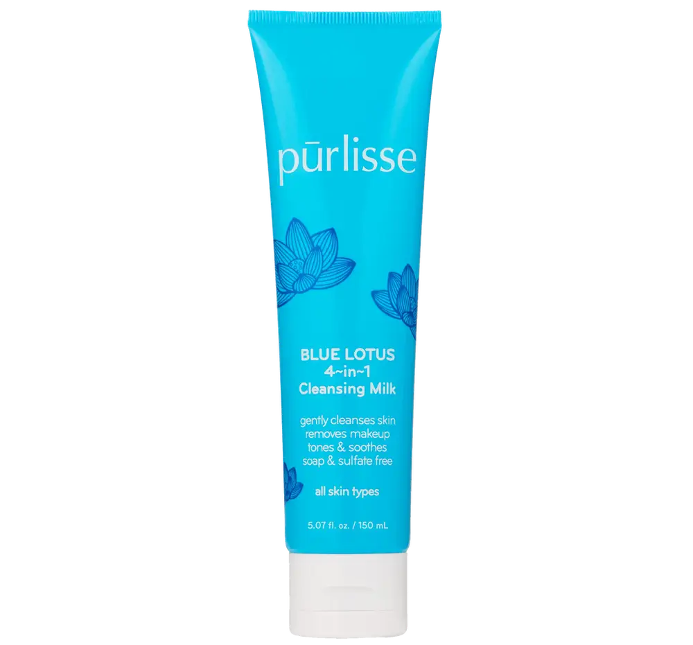 Purlisse Blue Lotus 4-In-1 Cleansing Milk
