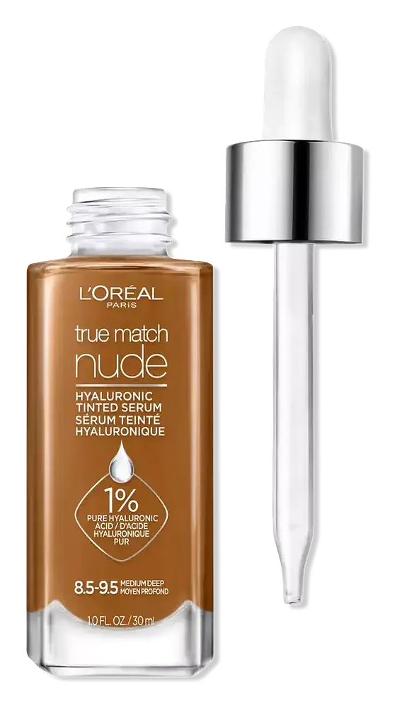 L'Oreal True Match Nude Hyaluronic Tinted Serum 8.5-9.5 Medium Deep