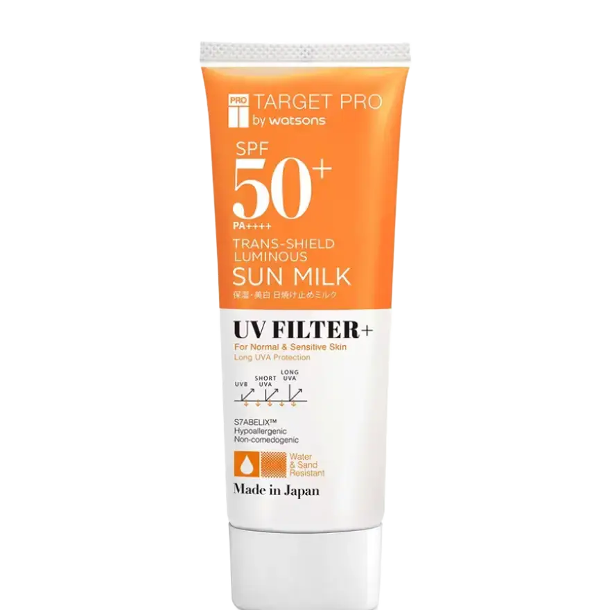 Target Pro By Watsons Trans-Shield Luminous Sun Milk SPF 50+
