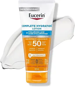 Eucerin Complete Hydration Lotion SPF 50 Face & Body Canada