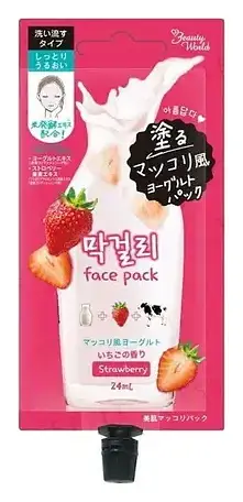 Beauty World Rice Wine Face Pack Strawberry