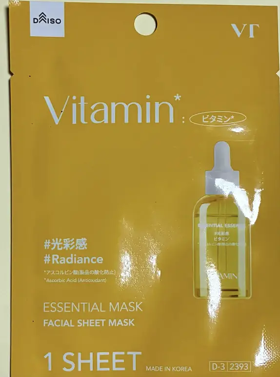 VT Cosmetics Daiso X VT Essential Mask Vitamin