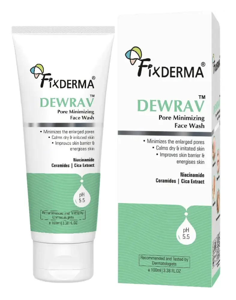 Fixderma Skincare Dewrav Pore Minimizing Face Wash
