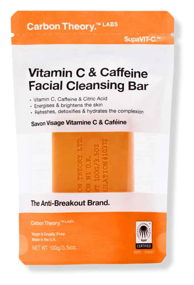Carbon Theory Vitamin C & Caffeine Facial Cleansing Bar