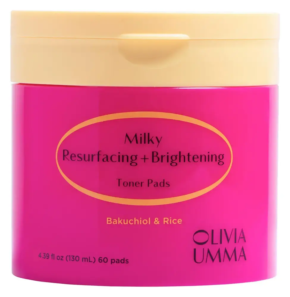 Oliviaumma Milky Resurfacing + Brightening Toner Pads