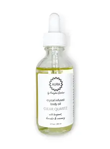 Honeybee Gardens Crystal Infused Body Oil Clear Quartz