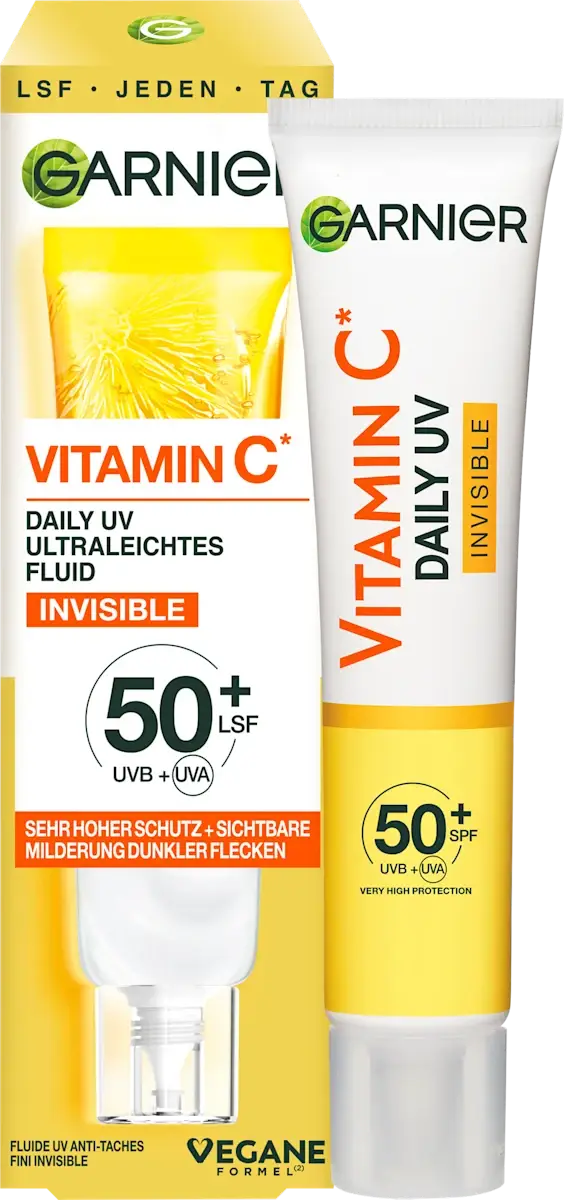 Garnier Vitamin C Daily UV Ultra-Light Fluid Invisible SPF 50+ Germany