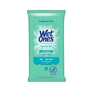 Wet Ones Sensitive Skin Extra Gentle Hand And Face Wipes