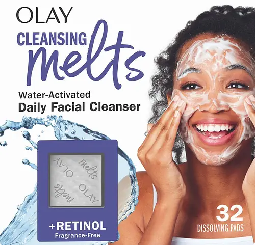Olay Face Cleansing Melts Water-Activated Daily Facial Cleanser +Retinol