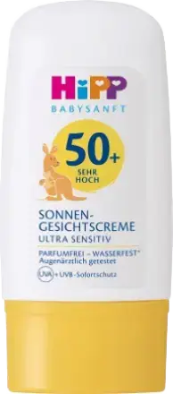 Hipp Kids Sonnengesichtcreme Ultra Sensitiv SPF 50+