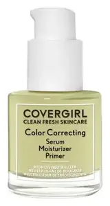 Covergirl Clean Fresh Skincare Color Correcting Serum Moisturizer Primer Redness Neutralizer, Fair