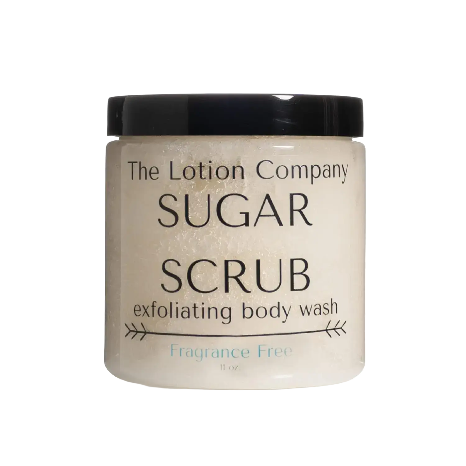 The Lotion Company Sugar Scrub Exfoliating Body Wash Fragrance Free