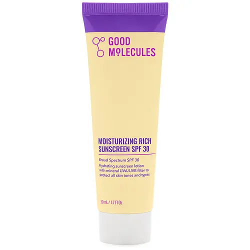 Good Molecules Moisturizing Rich Sunscreen SPF 30