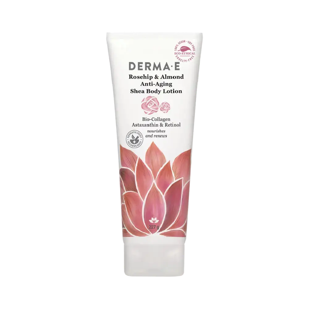 Derma E Rosehip & Almond Anti-Aging Shea Body Lotion