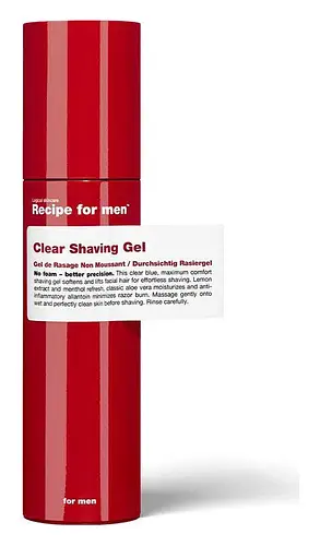 Recipe For men Clear Shaving Gel