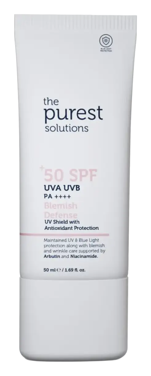 The Purest Solutions UV Shield with Antioxidant Protection Blemish Defense SPF 50+ PA++++