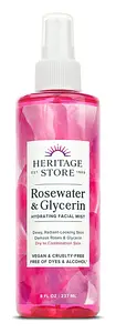 Heritage Store Rosewater & Glycerin Hydrating Facial Mist