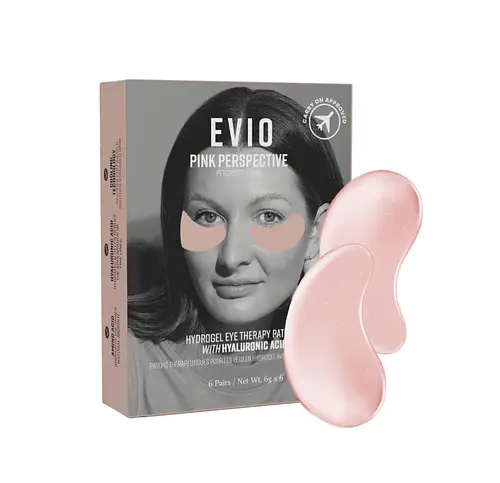 Evio Beauty Pink Perspective De-Puff Hydrogel Eye Therapy With Hyaluronic Acid