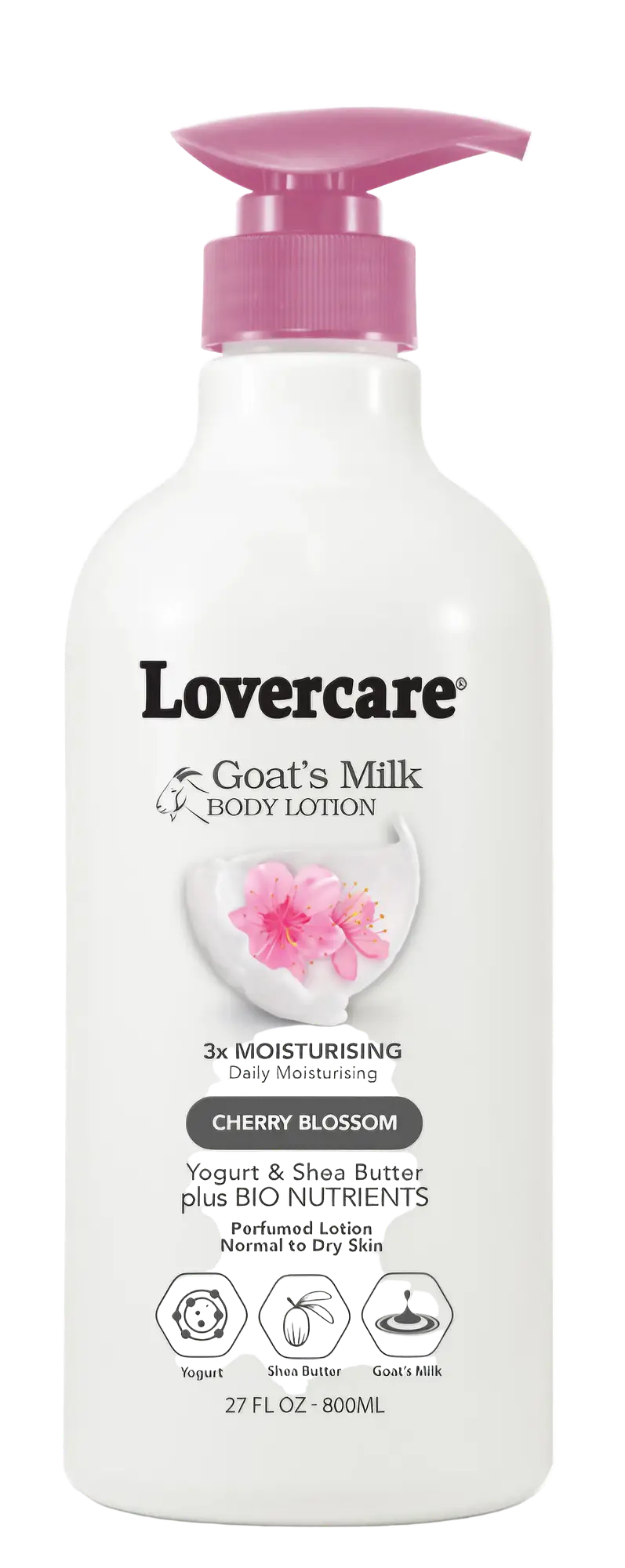 LoverCare Goat's Milk Body Lotion Cherry Blossom