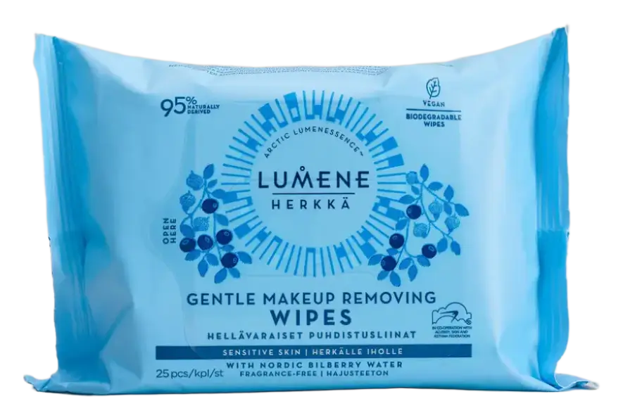 Lumene Herkka Gentle Makeup Removing Wipes