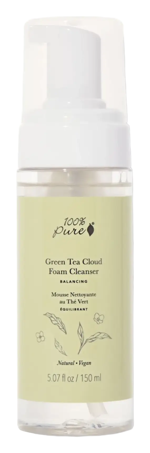 100% Pure Green Tea Cloud Foam Cleanser