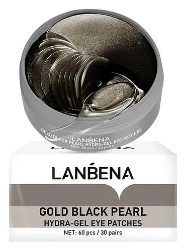 LANBENA Gold Black Pearl Hydra-Gel Eye Patches