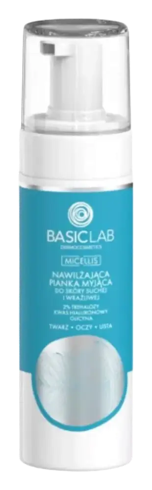 BasicLab Nawilżająca Pianka Myjąca