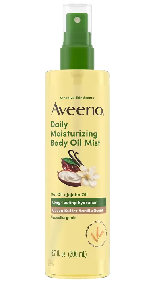 Aveeno Daily Moisturizing Body Oil Mist Cocoa Butter Vanilla