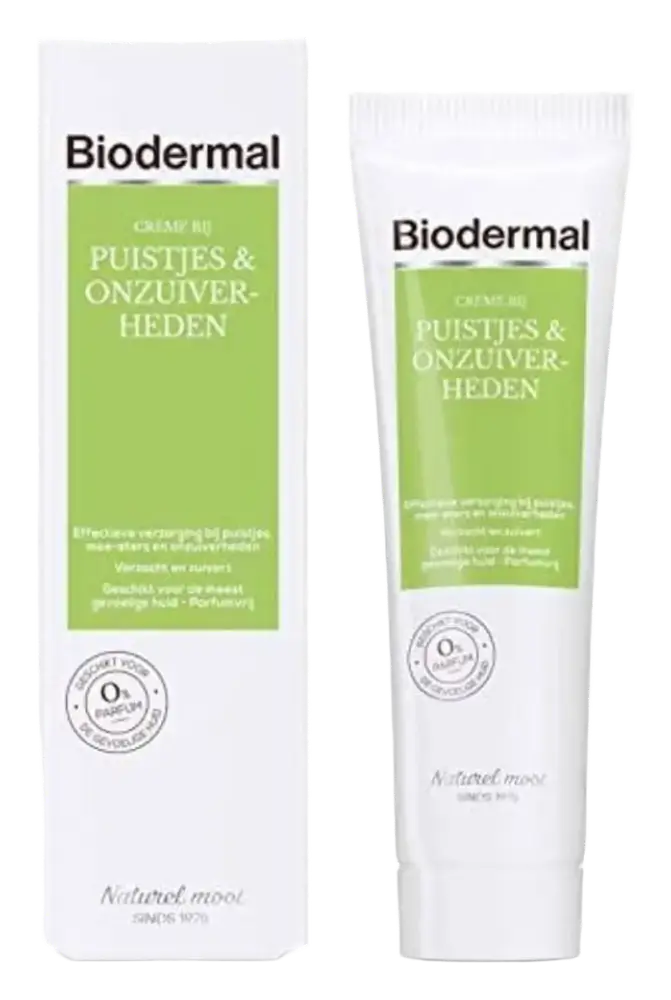 Biodermal Crème Bij Puistjes & Onzuiverheden