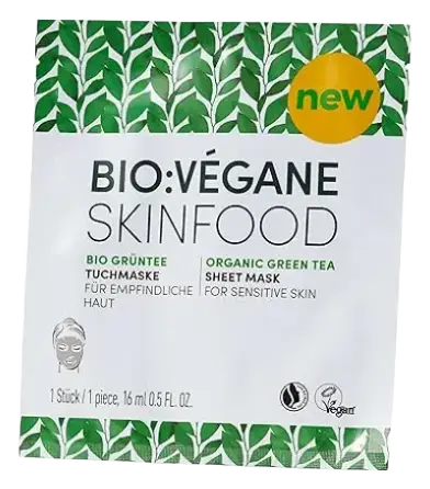 Bio:Vegane Organic Green Tea Sheet Mask