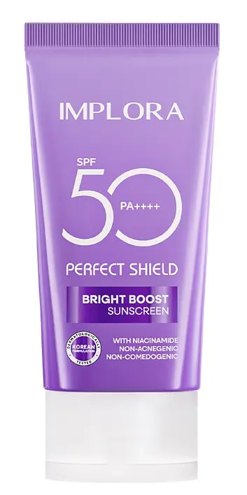 Implora Perfect Shield Bright Boost Sunscreen SPF 50