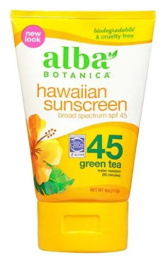 Alba Botanica Hawaiian Sunscreen Green Tea SPF 45