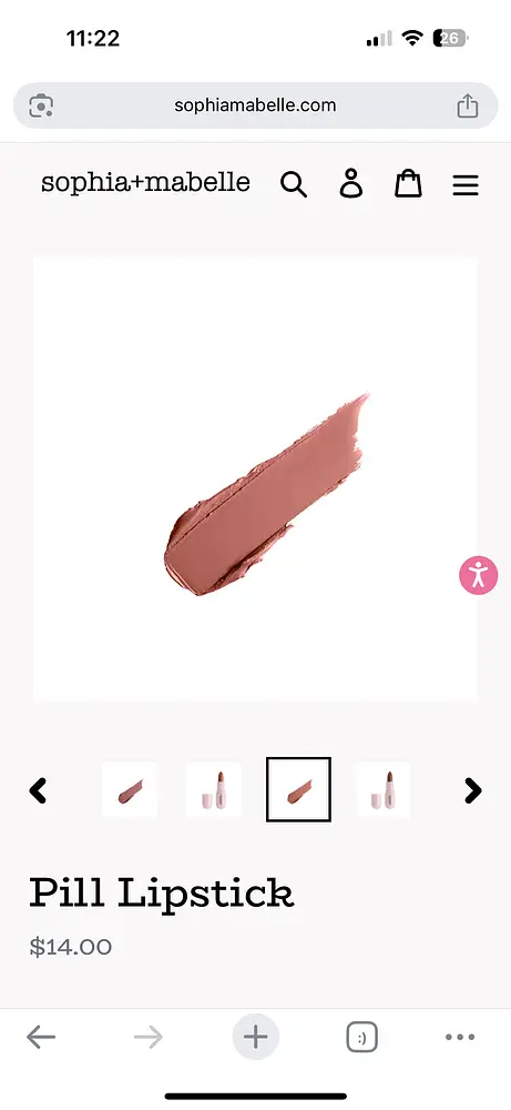 sophia + mabelle Lipstick Pill Wealth