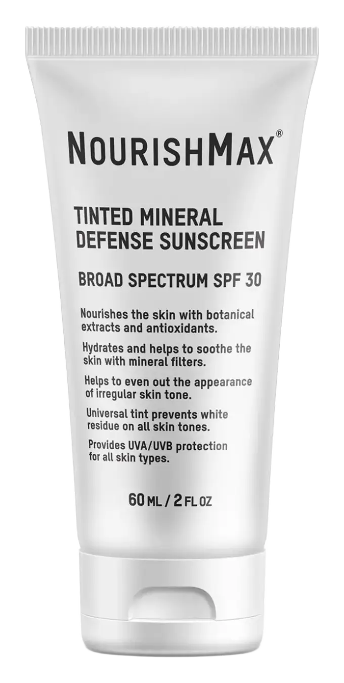 NourishMax Tinted Mineral Defense Sunscreen SPF 30