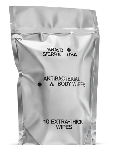 Bravo Sierra Antibacterial Body Wipes